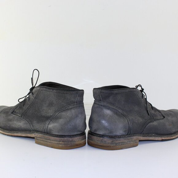 John Varvatos Distressed Grey Chukka Boots (11 US) - Picture 7 of 11